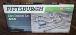 51 Pc. Pittsburgh 1/4 In., 3/8 1/2 Drive Sae & Metric Socket Set #63013. Fixed Price $39.99.