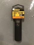 Dewalt 11/16" Deep Impact Socket 1/2" Drive 6PT Sae 73-937D. Fixed Price $7.99.