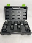 Used Pittsburgh Pro Cr-mo 8 Pieces Jumbo Impact Sockets Set W/ Case Model 67960. Fixed Price $40.00.