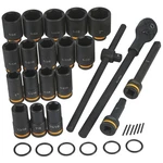 Klutch 3/4IN.-DRIVE Impact Ratchet Socket Set, Chrome Molybdenum, 21-PC.. Fixed Price $259.99.