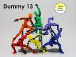 Dummy 13 8-INCH Figure Very Poseable, Custom Colors & Types, Many Accessories. Fixed Price $15.99.