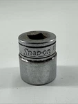 Snap On Tools FS221 11/16" Sae Flank Drive Shallow Socket 3/8" Point Usa. Fixed Price $6.95.