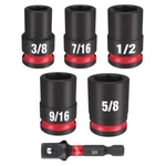 Milwaukee 49-66-7035 Shockwave 3/8" Impact Duty Drive Sae Socket Set Pc. Fixed Price $22.50.