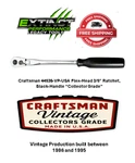 Nos Sears Craftsman 12" Flex Head Ratchet 3/8" Drive Black Handle 44836 -vp- Usa. Fixed Price $69.95.