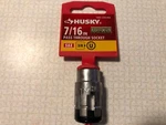 Husky Pass Through Socket 3/8 In Drive 7/16 New. Fixed Price $5.99.