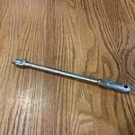 Vintage Powr Kraft 1/2" Drive Flex Head 14-5/8 Breaker Bar 84W4856. Fixed Price $24.00.