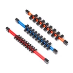 Horusdy 3PC Socket Organizer Holder Double Side Storage Rail Rack 1/4" 3/8" 1/2". Fixed Price $14.99.
