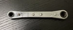 Craftsman 42161 1/4 5/16 12 Point Sae Ratcheting Box Wrench Usa. Fixed Price $12.00.