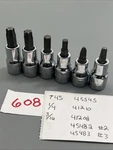 Sk Tools 3/8" Dr. Mixed Lot 45545 , 41210 41208 3/16" 45482 #2 45483 #3. Fixed Price $55.51.