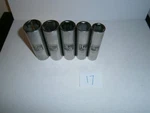 5PC Craftsman 1/2 Drive Deep Well Sae Ez Easy Read Assorted Socket Set 6 Point. Fixed Price $75.00.