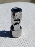 Snap-on Tools Usa New 1/4" Drive 3/8" Sae Chrome Point Swivel Socket TMU121A. Fixed Price $59.99.