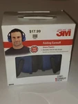 3M Folding Earmuffs 90559 Nrr 23DB Blue. Fixed Price $14.00.