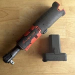 Snap On Tools Cordless Ratchet 3/8" Drive 14.4V Orange W/ Battery CTR761CO. Fixed Price $179.95.