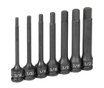 Grey Pneumatic 1247H 3/8" Piece 4" Length Fractional Hex Driver Set. Fixed Price $102.58.