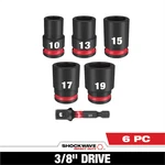 49-66-7036MILWAUKEE Tool 6PC Shockwave Impact Duty 3/8" Drive Metric Standard So. Fixed Price $42.10.
