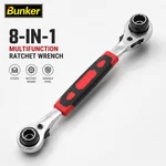 8IN1 Ratchet Wrench 360 Degree Swivel Head Multi-function Universal Spanner Cr-v. Fixed Price $29.90.