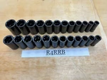 Snap-on Tools Usa New 1/2" Drive Metric Sae Semi-deep Impact Socket Lot Sets. Fixed Price $799.95.