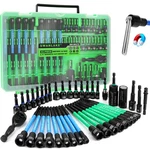 41PC Magnetic Nut Driver Set Impact Drill Bit Metric & Sae Socket Tool Kit Case. Fixed Price $81.99.