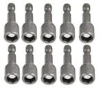 Hex Magnetic Power 8MM 5/16 Socket Adapter Drill Bit Nut Driver Set 1/4 Inch. Fixed Price $8.38.