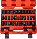 Neiko 02447A 1/2" Drive Master Impact Socket Set (32-PC): Sae & Metric (10-32MM). Fixed Price $42.00.