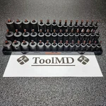 Snap-on Tools New 45PC 3/8" Drive Metric Impact Shallow Semi Deep Master Set. Fixed Price $1195.00.