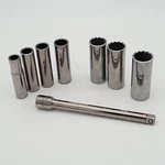 Craftsman G2 12 Point Deep Socket 3/8" Drive 7 Pk Lot & 6" Extension -h- 44261. Fixed Price $15.95.
