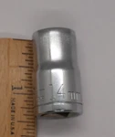 Craftsman 1/2" Drive 14MM 12 Pt Shallow Socket Metric Top Knurl 44235 Usa Nos. Fixed Price $11.24.