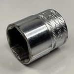 Snap On Tools FSM181 3/8 Dr 6PT Metric 18MM Flank Shallow Socket Usa 1983 Vtg. Fixed Price $16.99.