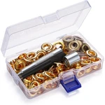 Pangda 100 Sets Grommet Eyelets Tool Kit, Golden, Metal, Plastic, 3/8 Inch Insid. Fixed Price $19.95.
