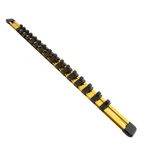Abn Yellow Aluminum Sae 1/4" Drive Socket Organizer Tool Holder Rail And Clips. Fixed Price $15.60.
