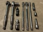 Ace, Channel Lock, Great Neck 11PC 1/2 Drive Ratchet, Socket, Extension Lot. Fixed Price $49.99.