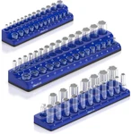 Olsa Tools Magnetic Socket Organizer 3-PIECE Drive Metric Holder Set Wi. Fixed Price $57.56.