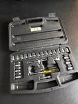 Stanley Mechanics Socket Tool Set Metric + Sae 24-PC Drive Hand No Ratchet. Fixed Price $22.40.