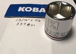 Kobalt 13/16" X 3/8" Dr Standard Socket Point # 337801 Free Usa Shipping. Fixed Price $9.96.