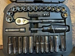 Husky 38 Piece 3/8 Mechanic Tool Socket Set Ratcheting Screwdriver. Fixed Price $39.95.