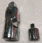2PC Stanley 86-411 1/2"UNIVERSAL & 3/8"- 1/4" Adapter 86-214 "professional Usa. Fixed Price $22.56.