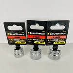 Gearwrench 3/8" Drive 6 Point Standard Metric Socket 19, 21, 22MM Pcs.. Fixed Price $13.49.