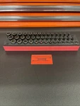 Snap-on Tools New 42PC 1/4" Drive Metric 6PT 4MM 15MM Socket Set 142STMMSYFR1. Fixed Price $712.50.