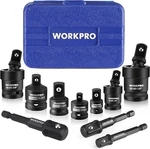 Workpro 10 Pieces Impact Socket Adapter Set With Heavy-duty Case Black New. Fixed Price $37.99.