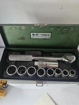 Sk Tools 3/8" Standard 45170 Ratchet With 45112-45126 Series Socket Set Box 4426. Fixed Price $49.50.