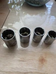 4 Pc Benchtop 12-POINT Sockets 1/2" Drive. Fixed Price $25.00.