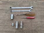 Lot Of Vintage Mac Tools Sockets Wrenches Screwdrivers. Fixed Price $25.00.