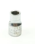 Craftsman -g- 7/16" 12 Point Shallow Chrome Socket 1/2" Drive 47501 Usa. Fixed Price $6.25.