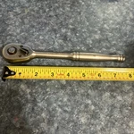 Powerbuilt Cr-v 3/8" Drive Ratchet 7.75" Long With Quick Release. Fixed Price $13.50.