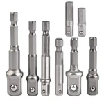 Timesetl 8PCS Impact Adaptor 1/4'' 3/8'' 1/2'', Cr-v Stainless Steel. Fixed Price $14.99.