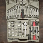 Crescent Mechanics Tool Set Sockets Ratchet Wrenches Hex Keys Screwdriver Case. Fixed Price $84.46.
