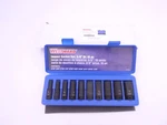 Westward 4YP59 Impact Socket Set Steel Black 5/16- 7/8". Fixed Price $40.79.