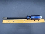 Magnetic Driver Handle 1/4" Nut Bit Holder Tool 11" Long Reach Blue. Fixed Price $14.99.