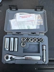 Sears Craftsman Usa Nos 12PC Socket Wrench Ratchet Set 3/8 Drive Metric 34787. Fixed Price $69.95.