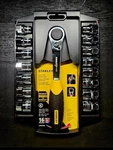 Stanley 16 Pieces Set Rachet Sockets Pass-thru System Metric Sae 3/8 Inches. Fixed Price $26.99.